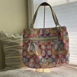 Coach Poppy Dream C Glam Tote 19023